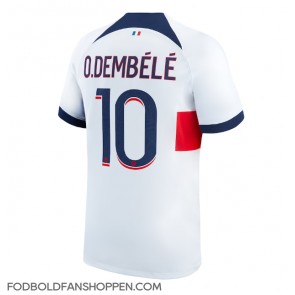 Paris Saint-Germain Ousmane Dembele #10 Udebanetrøje 2023-24 Kortærmet